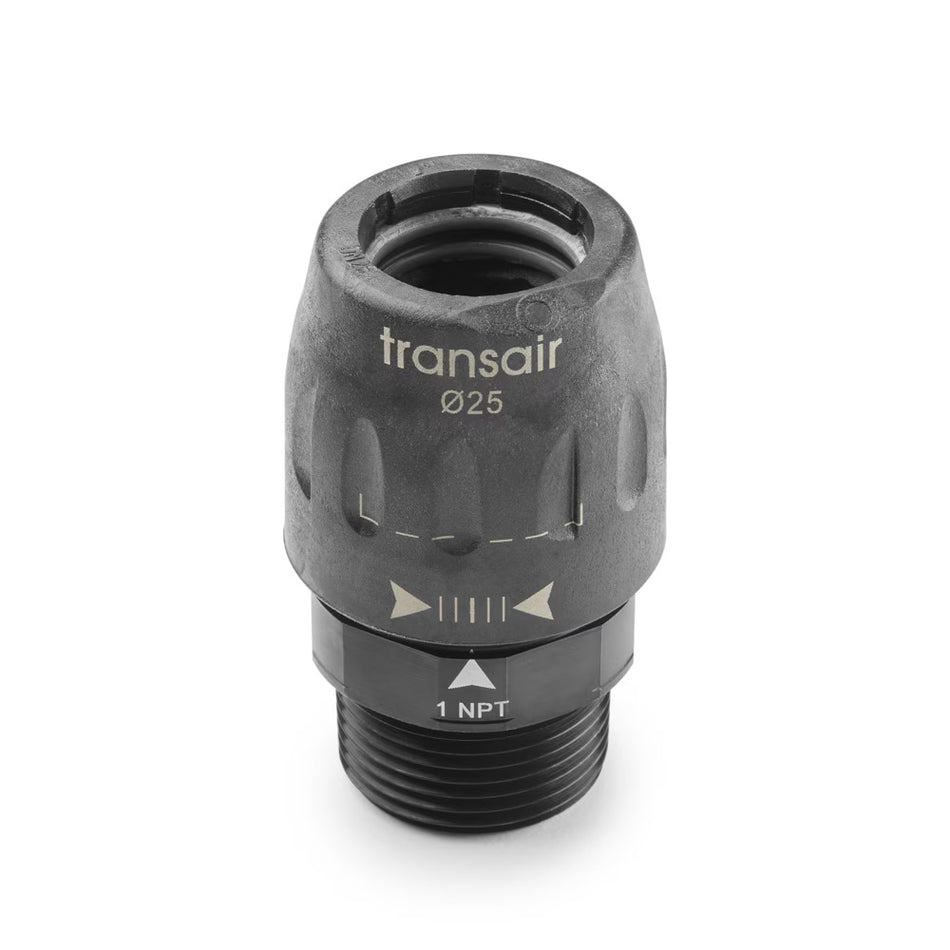 16.5mm (1/2" ID) a 1/4" NPT Conector