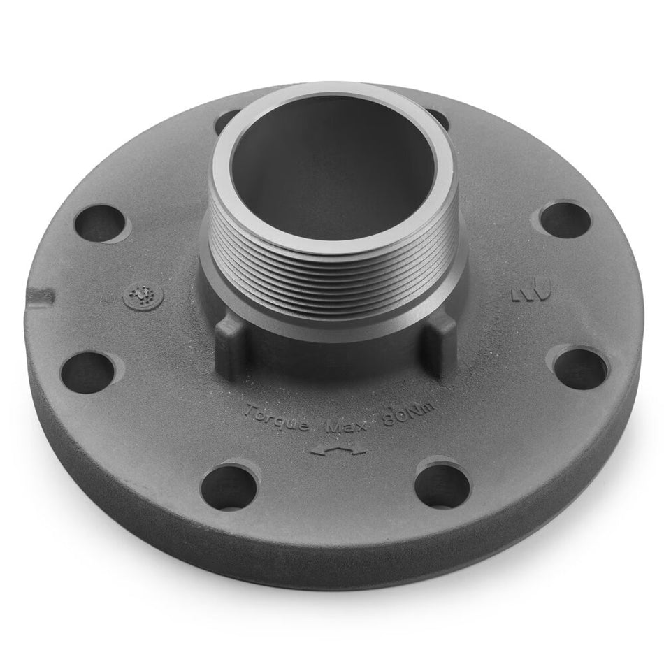 100mm (4" ID) Cople brida a 3"NPT